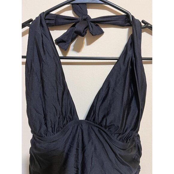 St.  JOHN women's black tie-up swimsuit Size 6 - Picture 5 of 8